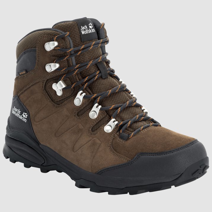 Botas Senderismo Jack Wolfskin Refugio Texapore Mid Hombre Marrom Mexico-1725894